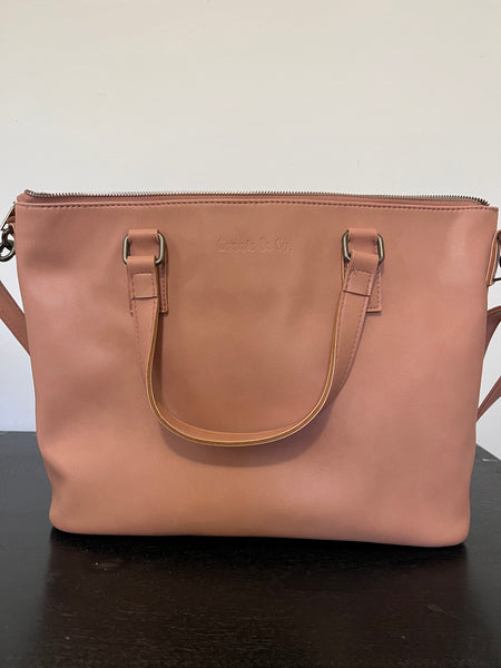 Blush pink tote bag shop